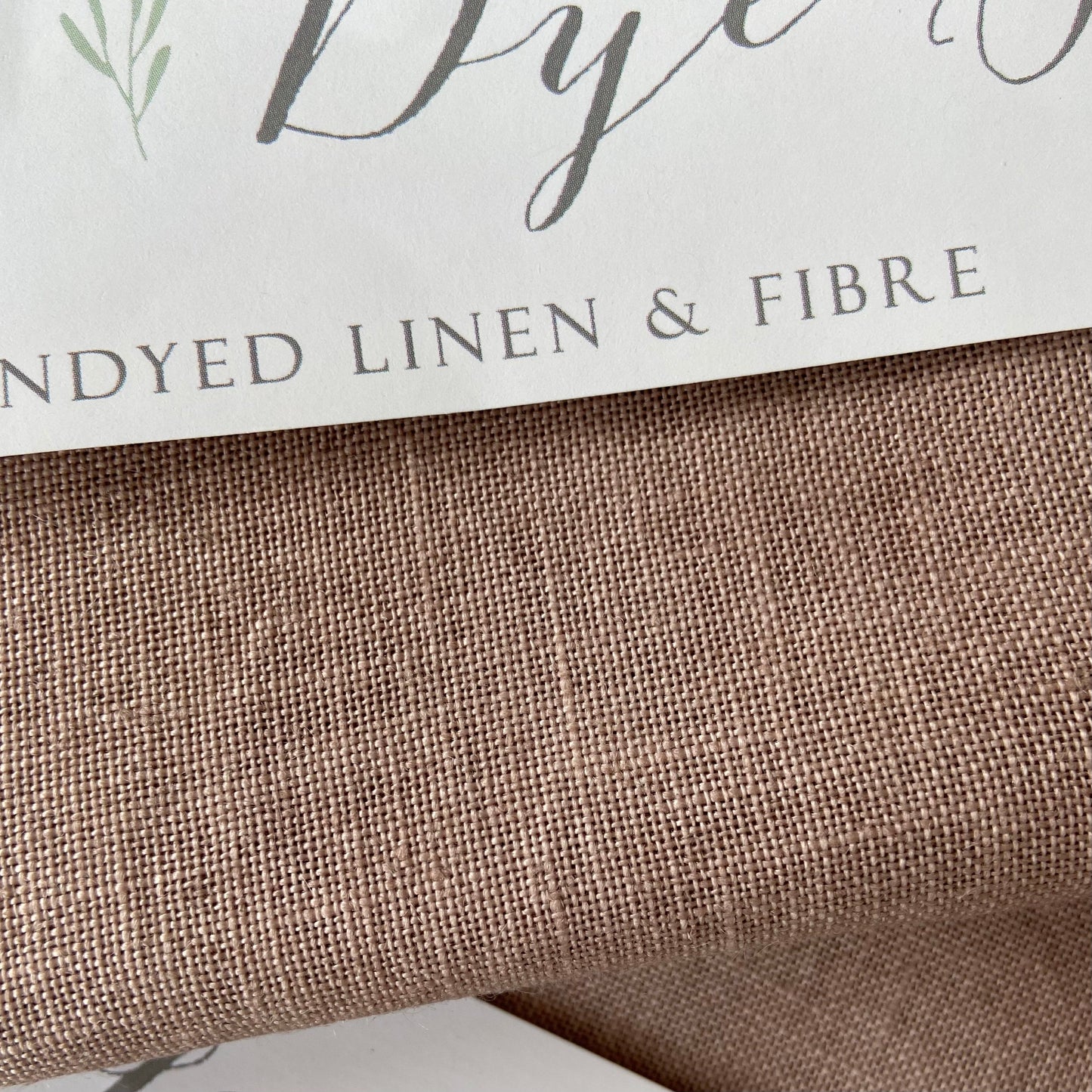 WGLY Hand dyed linen - April Club colour - 28 count Fat 16th