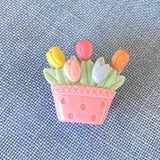Bouquet of tulips Needle minder