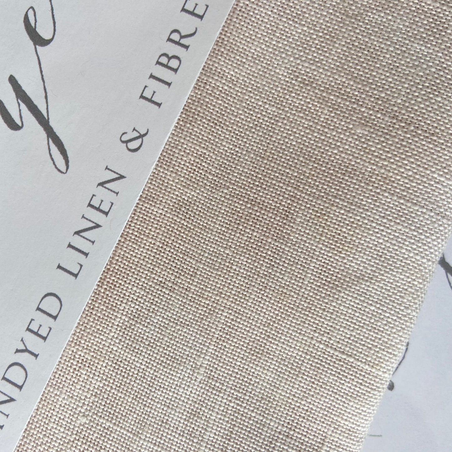 Biscuit WGLY Hand Dyed Linen