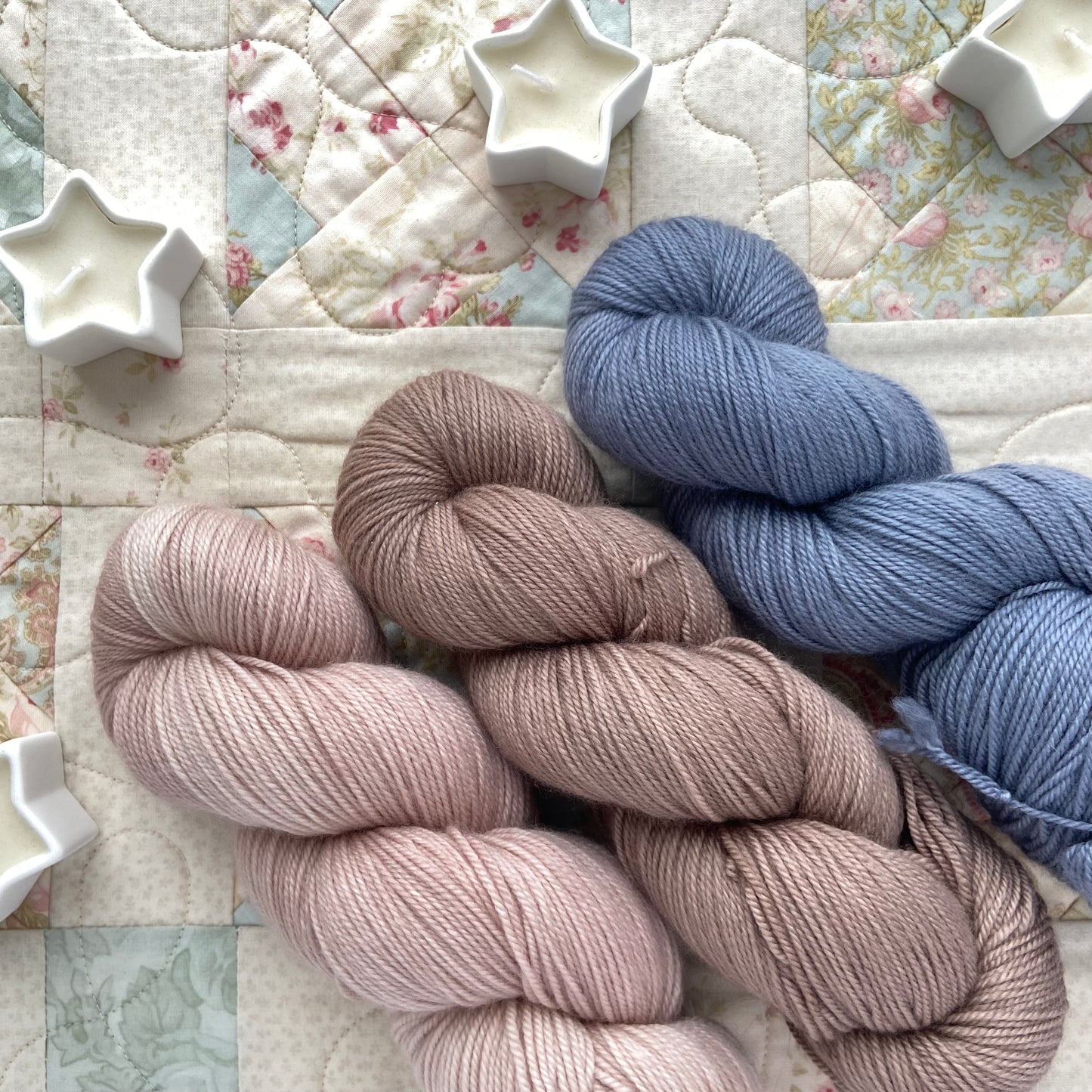 Capsule Collection Yarn Pack - Dusky Pink - Umber and Slate