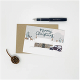 Bothy in the Snow Merry Christmas Card  - Individual card