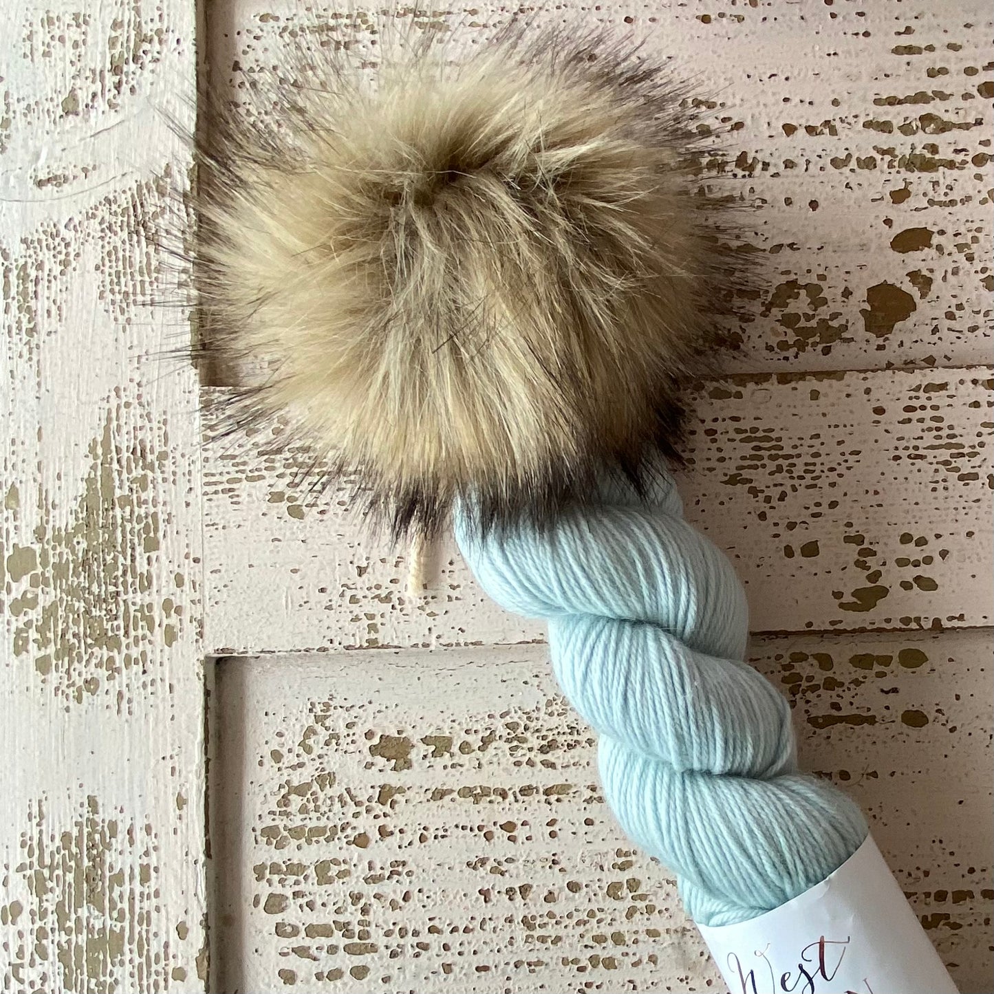 Hat kit - yarn and pompom -Mr Bingley