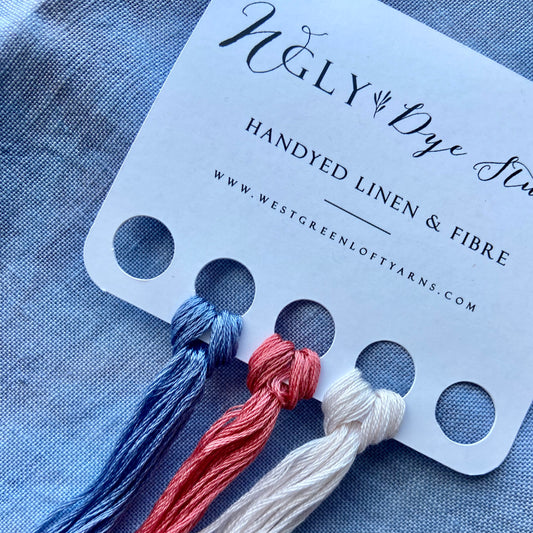 WGLY Floss pack of 3 skeins - Star spangled banner