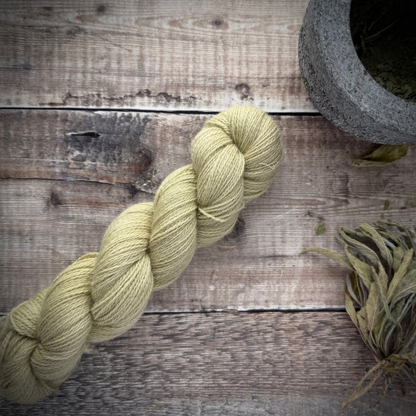 Wild Fibre No. 5 — Naturally Dyed British Wool (Botanical Weld)