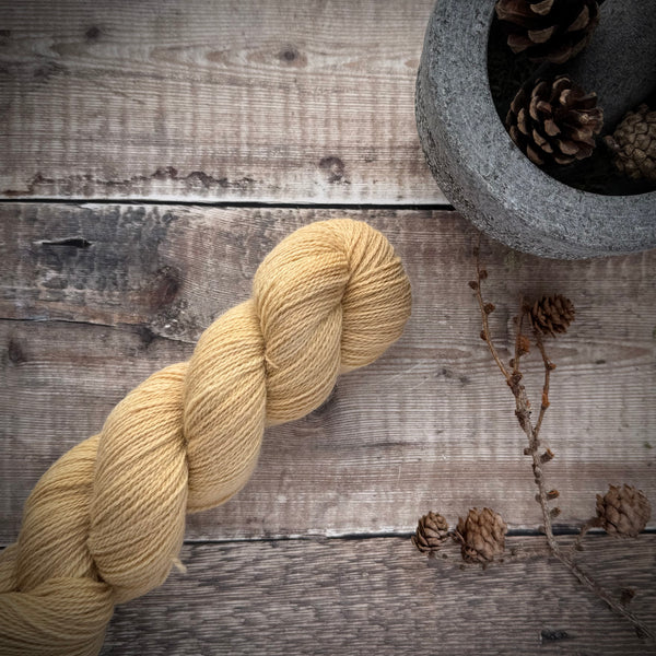 Wild Fibre No. 8 — Naturally Dyed British Wool (Botanical Cutch)