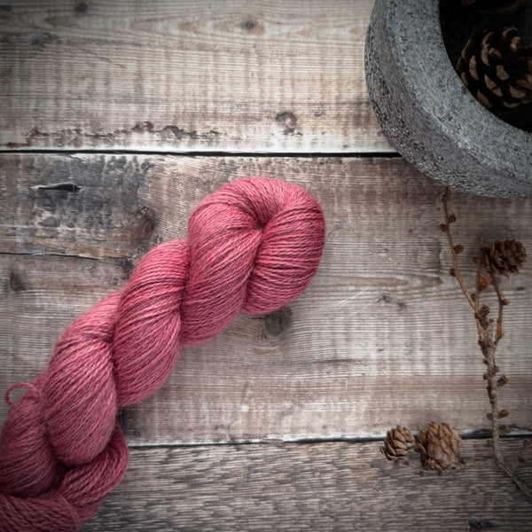 Wild Fibre No. 13 — Naturally Dyed British Wool (Botanical Lac)
