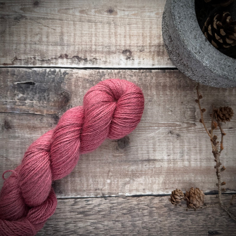 Wild Fibre No. 13 — Naturally Dyed British Wool (Botanical Lac)