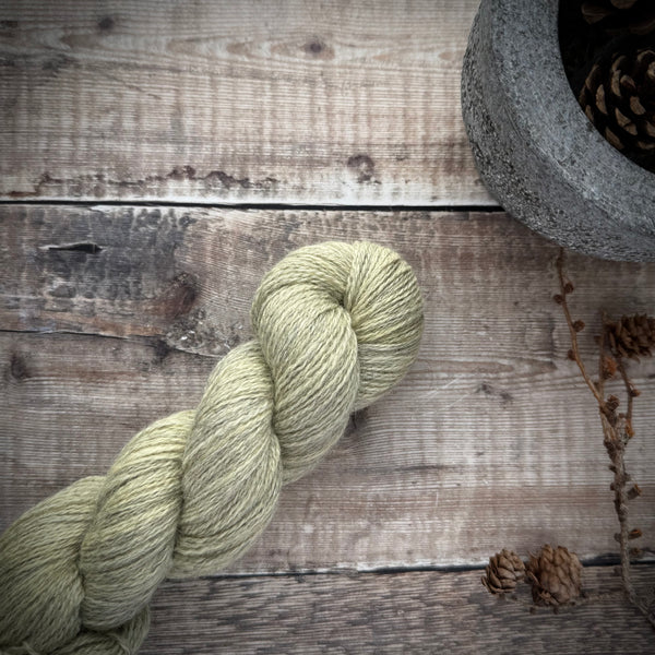 Wild Fibre No. 15 — Naturally Dyed Gotland/Corriedale  (Botanical Weld)